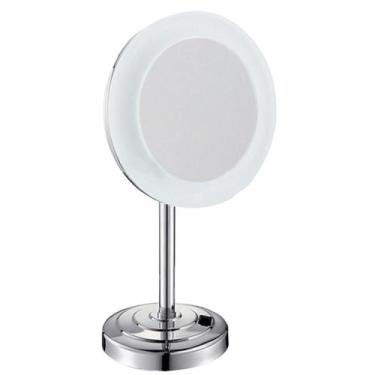 Imagem de Espelho Redondo Com Iluminação Aumento de Imagem em 3X E6550 Italy Lin