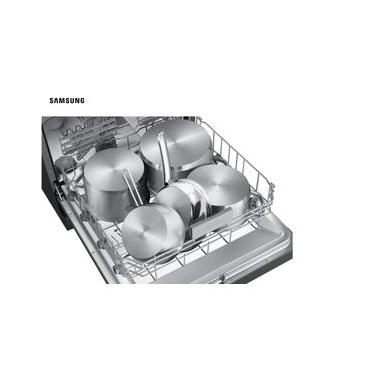 Imagem de Lava-louças Samsung Black Inox com 14 Serviços, Limpeza Silenciosa e Display LED - 220V