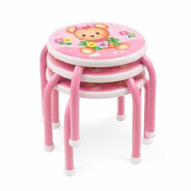Imagem de Cadeira Infantil Multiuso Tipo Banqueta  Quarto de Meninas - Yeet