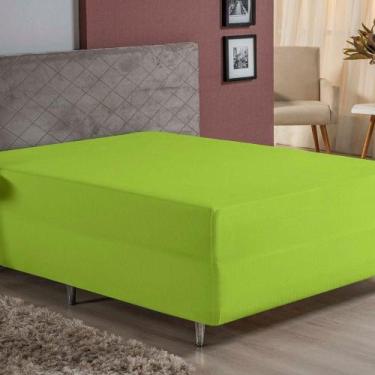 Imagem de Lençol Com Elástico King Nobre 1 Peça Luva De Box 55cm De Altura Malha