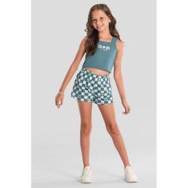 Imagem de Conjunto infantil menina quadriculado Brandili-Feminino