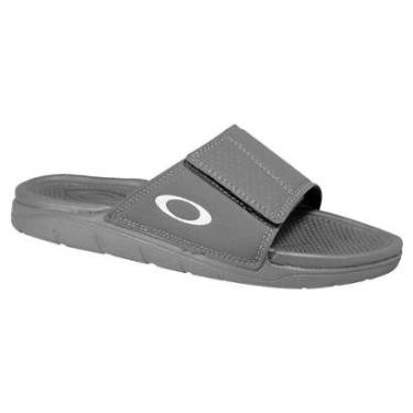 Imagem de Chinelo Masculino Oakley Break Cinza-Masculino