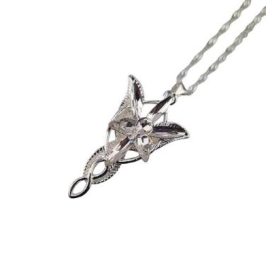Imagem de Colar Estrela Vespertina Élfico Arwen De Senhor Dos Anéis - GS