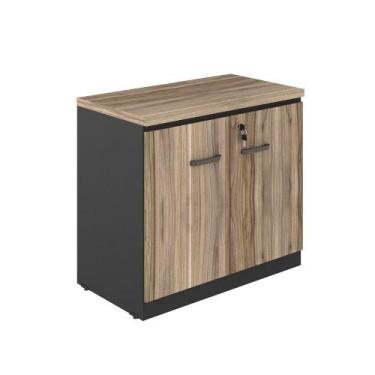 Imagem de Armario secretaria 080lx045px073a yaris gebbwork calvi/preto