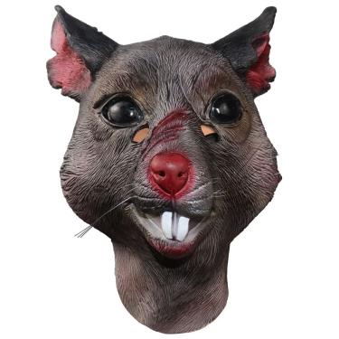Imagem de Mouse Mask Master Splinter Latex para cosplay e eventos temáticos