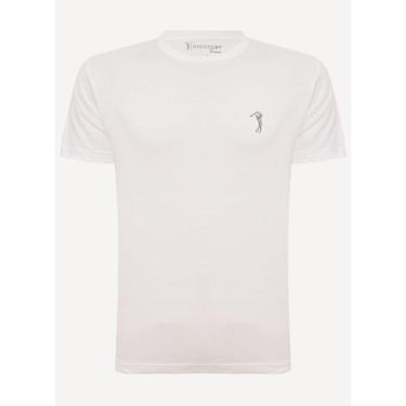 Imagem de Camiseta Branca Lisa Aleatory-Masculino