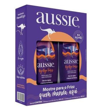 Imagem de Kit Shampoo Aussie Bye Bye Frizz 180 ml + Condicionador 236 ml