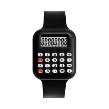 Imagem de Relógio Digital LED Esportivo Infantil Com Calculadora E Desenhos Anim