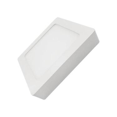 Imagem de Plafon Painel Led Sobrepor 18W 2700K Quadrado Ourolux