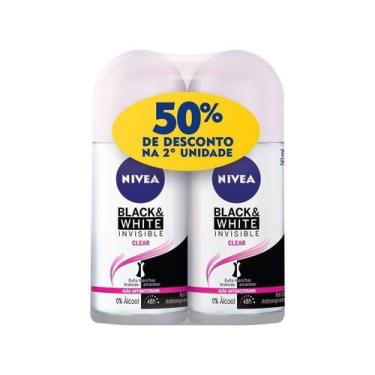 Imagem de Desodorante Antitranspirante Roll On Nivea - Black & White Invisible C