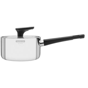 Imagem de Panela Tramontina 16cm Indução Grano Baquelite Inox 1,7L, 1,7L, Prata,