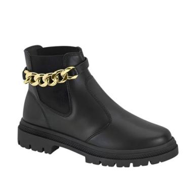 Imagem de Bota Feminina Coturno Moleca Tratorada Chelsea Leve e Confortável Orig