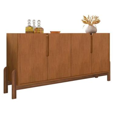 Imagem de Buffet Lizz 170cm 4 Portas c/ 6 Espaços Internos Cedro - Mobiliar Home