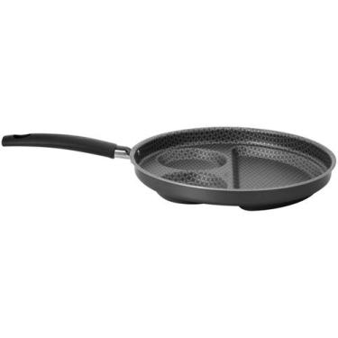Imagem de Frigideira Antiaderente de Aluminio Breakfast Ovo Bacon Hamburguer 26c
