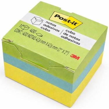 Imagem de POST-IT Cubinho Verde 400 Folhas 47.6MM X 47.6MM - 3M
