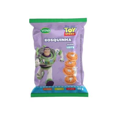 Imagem de Biscoito Rosquinha Disney Sem Glúten Sabor Leite 60g
