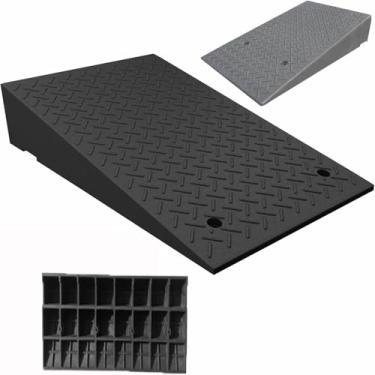 Imagem de Rampa de limiar, rampa de meio-fio 3 5 7 9 10 12 14 15 cm de altura, rampa para motocic...