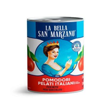 Imagem de Tomate Pelado Pomodori Pelati Italiani La Bella San Marzano 800g