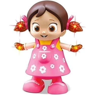 Imagem de Brinquedo Boneca Musical Canta E Dança Acende Luz Dançarina Fofa Toy King