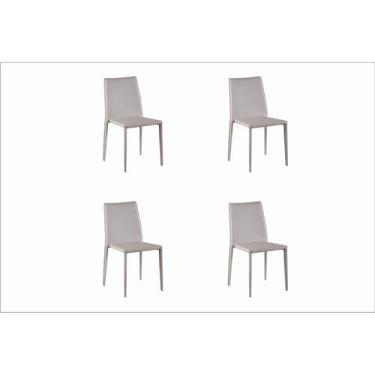 Imagem de Kit 4 Cadeiras Revestimento PVC Amanda - Rivatti