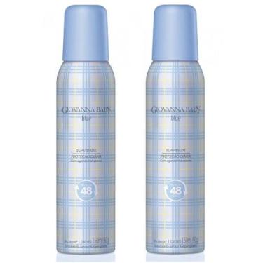 Imagem de Desodorante Aerosol Giovanna Baby Blue 150mL - 2 unidades