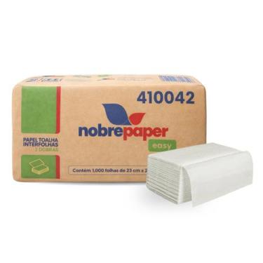 Imagem de Papel Toalha Interfolhas 2 Dobras 23x21 1000 Folhas Nobre