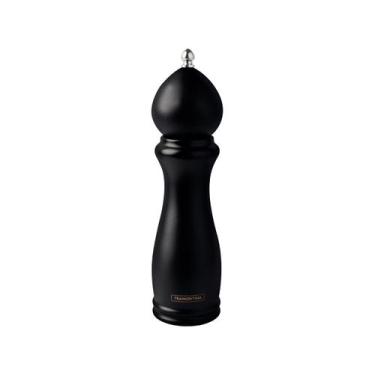 Imagem de Moedor de Pimenta e Sal Tramontina Black em Cerâmica com Recipiente de