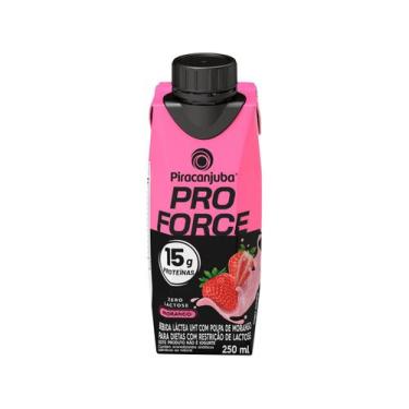 Imagem de Bebida Láctea Zero Lactose ProForce Morango 15g de Proteína 250ml Pira