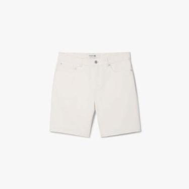Imagem de Bermuda em Denim com Ajuste Reto Lacoste Masculina-Masculino