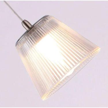 Imagem de Lustre Pendente Luminária De Vidro Com Led Integrado 5w - Bela Home Il