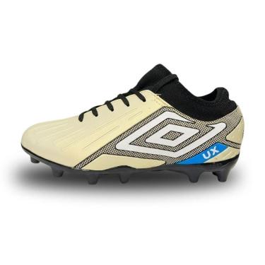 Imagem de Chuteira Campo Infantil Umbro UX Rich - Dourada-Unissex