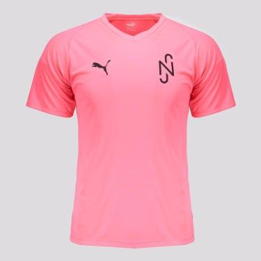 Imagem de Camiseta Puma Neymar Jr NJR Core Juvenil Rosa-Unissex