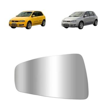 Imagem de Refil lente espelho retrovisor fiat stilo 2008 a 2011 lado esquerdo co
