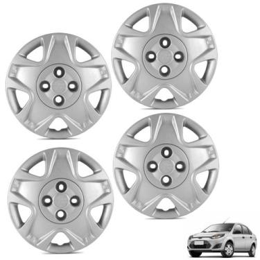 Imagem de Jogo calota aro 14p prata mod fiesta hatch/sedan 2011/2012 - general c