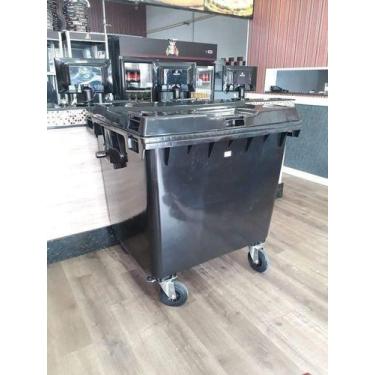 Imagem de Lixeira Grande Contêiner 1000 Litros Contentor Lixo Plastico - Higipac