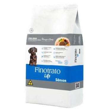 Imagem de Ração Finotrato Life Sênior Frango e Arroz Cães Adultos de Raças Peque
