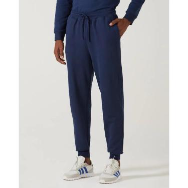 Imagem de Calça Masculina Adulto Moletom Flanelado Jogging Com Punho - Malwee-Masculino