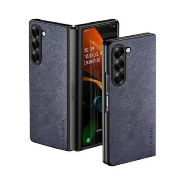 Imagem de Capa De Telefone De Couro Luxuosa Para Samsung Galaxy Z Fold 6 7 5 4 3