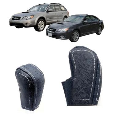 Imagem de Proteção Couro Manopla Câmbio Automático Subaru Legacy E Outback Full 