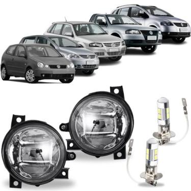 Imagem de Par farol milha led volks gol g4 saveiro parati polo fox - SUITS