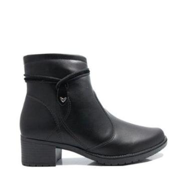 Imagem de Bota Mississipi Cano Curto Salto Bloco-Feminino