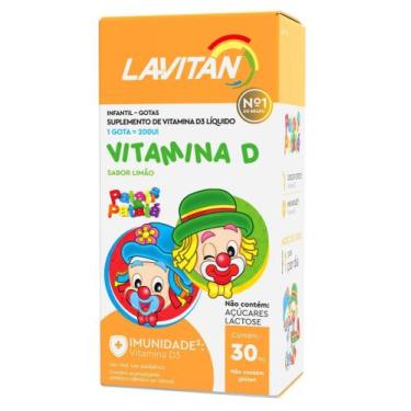 Imagem de Vitamina D Lavitan Infantil Patati Patatá Sabor Limão 30ml - Cimed