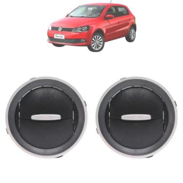 Imagem de 2 Grade Difusor Saída Gol Saveiro Voyage G4 G5 G6 2006-2016 - Nat, Pre