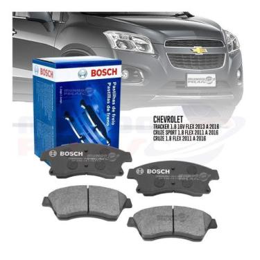 Imagem de Kit Pastilha Freio Gm Cruze Tracker Lt Ltz Dianteira Bosch
