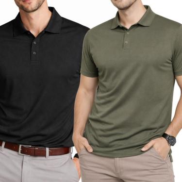 Imagem de Kit 2 Camisas Polo  Poliamida Premium-Masculino
