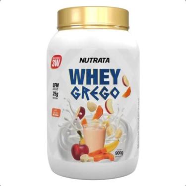Imagem de Whey Grego Protein 3W 25g Proteina Pote 900g Nutrata, Vitamina de Frut