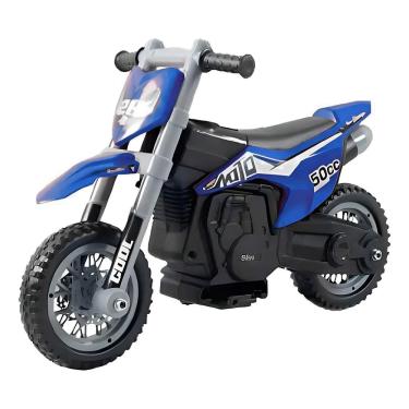 Imagem de Mini Moto Cross Infantil Elétrica 6V Azul Importway Bw233az