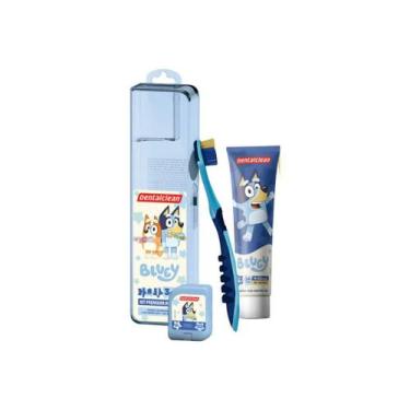 Imagem de Estojo Infantil 3 em 1 (Escova+Gel+Fio) Bluey - Dentalclean