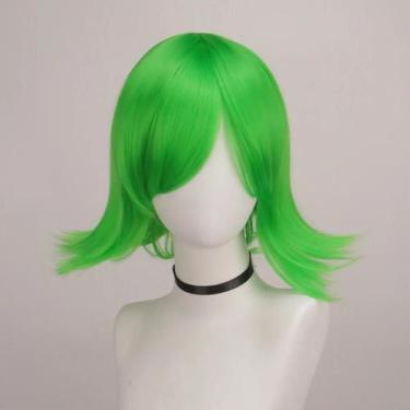 Imagem de Peruca Curta Anime Azul e Verde - Cosplay Disgusto e Alegria - Para Me