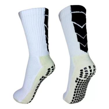 Imagem de Kit 3 Pares Meia Antiderrapante Desportivas Alta Qualidade - MEIAS DES